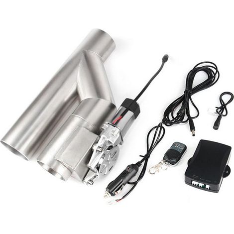 Ej.Life – Tuyau d'échappement électrique 2,5 pouces – Acier inoxydable – Kit télécommande soupape – Augmente puissance moteur 10-20 ch (1/7)