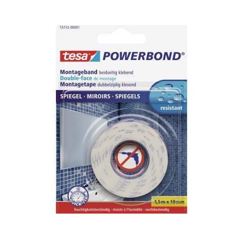 TESA 55732-00001-00 BANDE ADHÉSIVE DE MONTAGE POUR MIROIR
