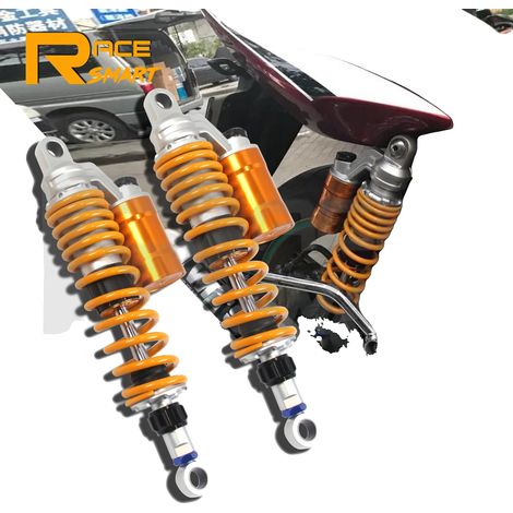 Ammortizzatori, lunghi 330 mm, in acciaio di alta qualità, riempiti di azoto, peso 4,2 kg, adatti a diverse motociclette. (1/5)