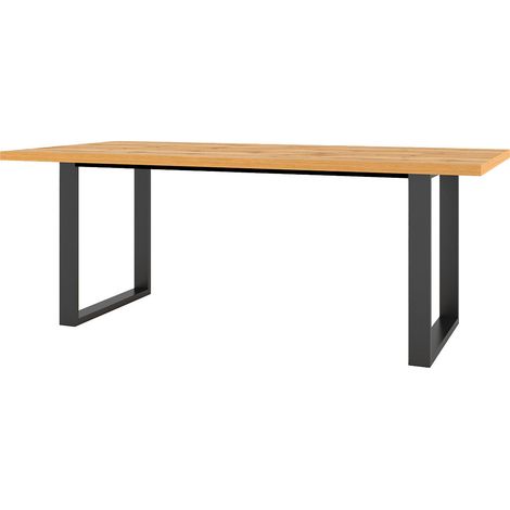 Table à manger 6 places Eden Bois et Metal (1/4)