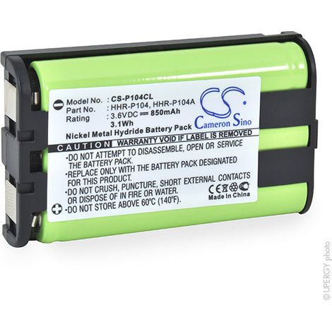 NX - Batterie téléphone 3.6V 850mAh - GP85AAALH3BXZHHR-P104HHR-P104AP104