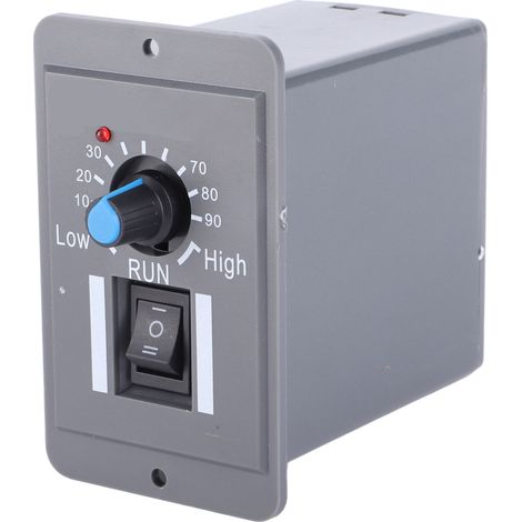 Contrôleur de vitesse moteur DC variateur électronique protection court-circuit 6A compatible 12V 24V 36V 48V pour moteur à balais (1/4)