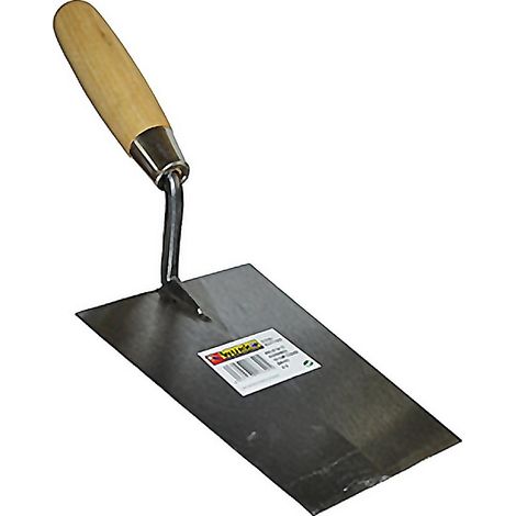 WURKO paleta  albañil 8440 de 160mm m/ madera , Paleta 844/0 Tamaño: 160 mm Mango de madera Altura del mango 6 cm Punta cuadrada Mango sin barnizar.