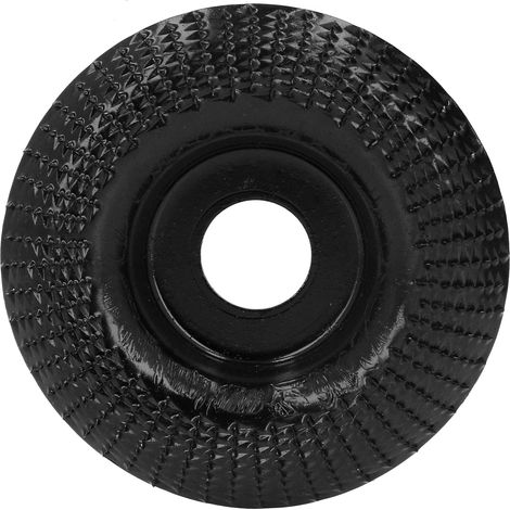 Ortviai Disque de ponçage et sculpture pour bois – 22 mm, acier inoxydable, noir, pour meuleuse angulaire (1/5)