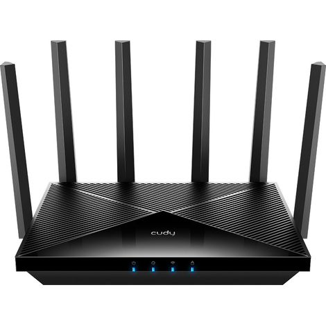 Cudy WR6500 WLAN-Router Gigabit Ethernet Dual-Band (2,4 GHz/5 GHz) Schwarz