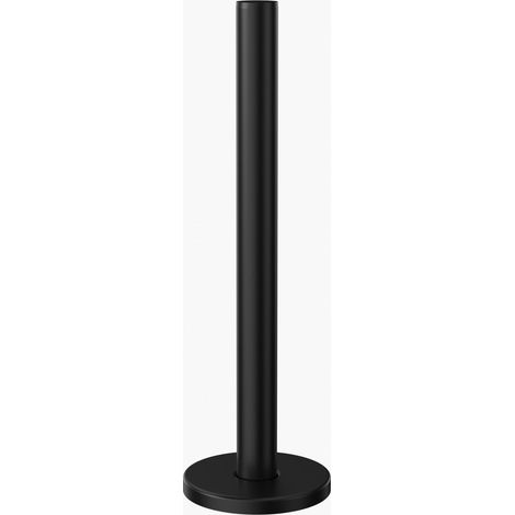 Radiator Pipes & Collars Set 180mm x 15mm Black Powder Coated