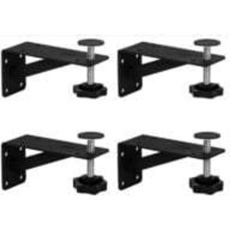 Bardusch-Kit de réparation d'évier de support d'évier sous plan 4 pièces support d'évier sous plan réglable, support d'évier de cuisine sous plan pour armoire étroite support de montage d'évier sous p (1/5)