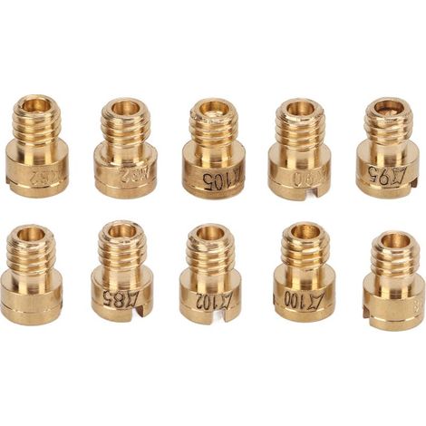 10 gicleurs principaux de carburateur en métal 82-105 pour scooter/cyclomoteur GY6 50cc 139QMB (1/5)