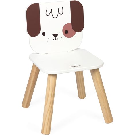 Chaise Enfant Chien en Bois FSC, Dès 18 Mois (1/5)