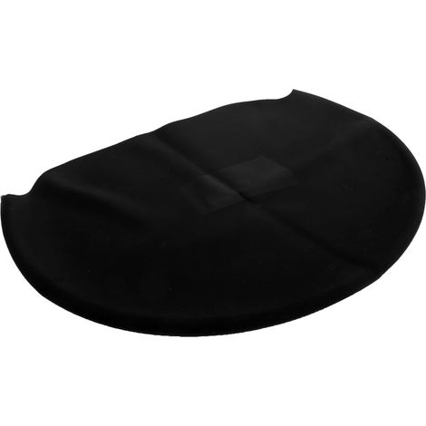 Housse de casque de vélo imperméable en gel de silice élastique, protection contre la pluie, noire (1/5)