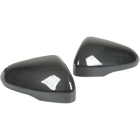Calotte degli specchietti retrovisori in fibra di carbonio, lato sinistro e destro, 2 pezzi, ricambio per Ford Fusion dal 2013 in poi. (1/5)