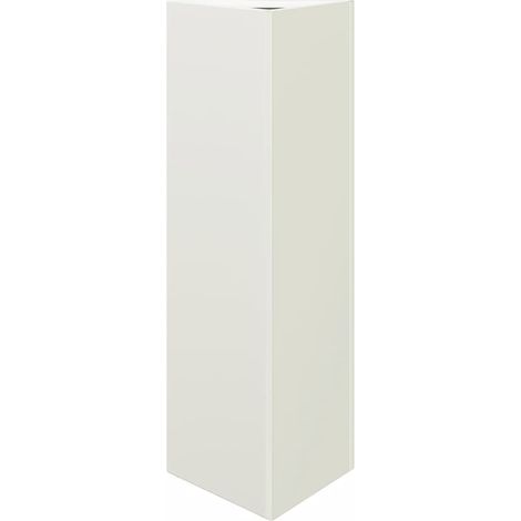 Maison Exclusive - Pflanzkübel Weiß Dreieckig 30x26x75 cm Stahl