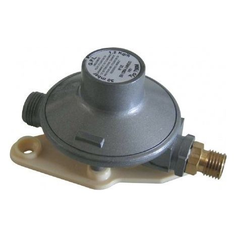 Imline – Détendeur gaz 1 bouteille – Soupape de décharge – Pression 30 mbar – Débit 1,2 kg/h – Compatible camping-cars et caravanes