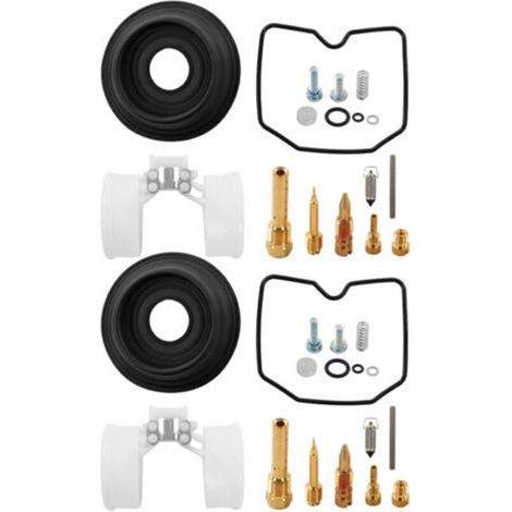 Kit de réparation de carburateur 52 pièces Remplacement ER500 ER-5 1998-2005 Métal, caoutchouc, ABS pour durabilité (1/5)