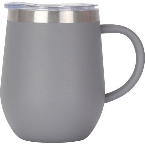 Tasse À Café Isolée - Acier Inoxydable 304 Double Paroi Vide - Couvercle Coulissant Étanche - 355 ml - Pour Voyage Et Maison (1/5)