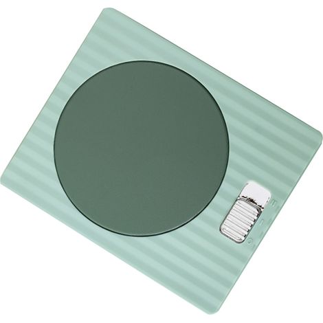 Chauffe-tasse 2 températures, 2 modes, température constante réglable, USB, idéal pour les œufs, les gâteaux et les serviettes humides, 220 V, vert
