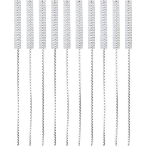 Ej.Life 10 pièces 2.5mm aide auditive évent brosse professionnel Nylon cheveux aide auditive Tube outil de nettoyage accessoire Brosse de nettoyage (1/5)