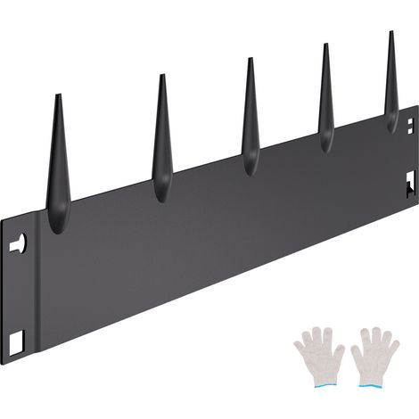 Mophorn Rasenkante, 5er-Set, 990x181x1,5 mm, langlebige Beeteinfassung aus Metall, Beetumrandung, Raseneinfassung, leicht zu montieren, Abgrenzung für Blumenbeete und Gartenwege
