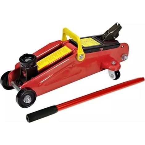 Crick idraulico Carrello 2 Ton per Auto e Furgone Sollevatore Martinetto con ruote (1/5)