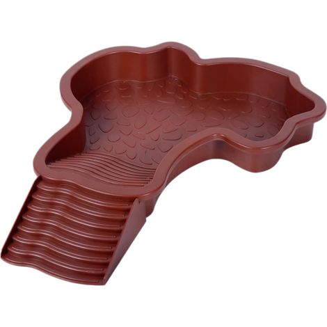 Bassin Pour Tortue - 1 Unité - Plastique - Rampe Antidérapante Et Plateforme - Reptiles Aquatiques Et Terrestres - 35,00 x 28,50 x 4,30 cm (1/5)