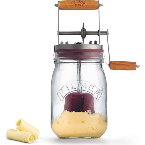 Baratte à beurre 1L en verre (1/5)