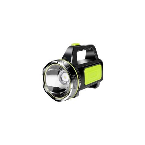 Torcia LED USB ricaricabile ultra luminosa, 135.000 lumen, batteria da 6000 mAh, con luce laterale, torcia impermeabile ad alta potenza per emergenze, escursionismo, campeggio e caccia - Crezuo (1/4)