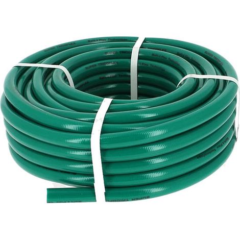 Tuyau PVC d'arrosage vert Ø19 en 25m