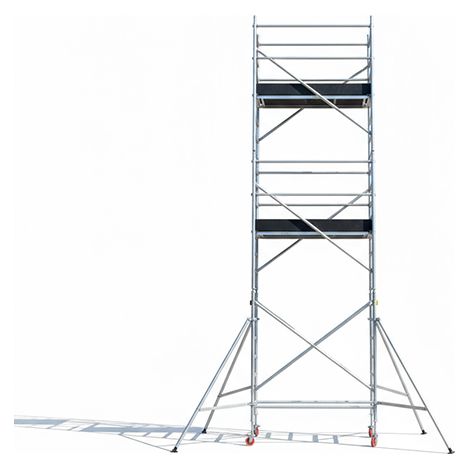 Echafaudage roulant 2 plateaux - Hauteur maximale de travail 5.84m - EURXHD-3