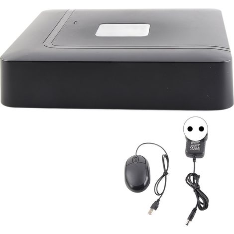 Enregistreur vidéo 4 canaux 4CH sécurité CCTV AHd CVI/TVI/DVR NVR 5 en 1 temps réel 100-240V UE (1/5)