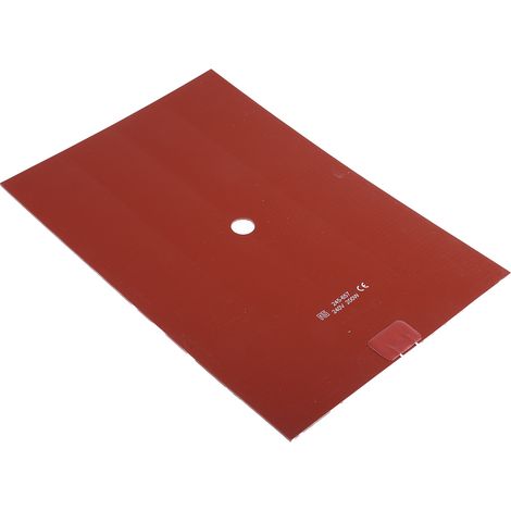 Tapis chauffant en silicone Rectangle RS PRO, 240 V c.a., 200 W, 200 x 300mm ( Prix pour 1 )