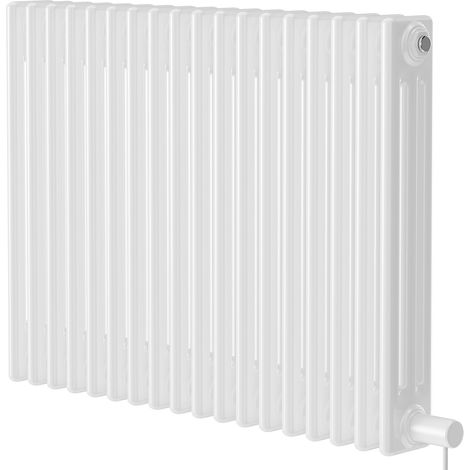 Wholesale Domestic Colosseum White 600mm x 821mm Horizontal Electric Triple Column Radiator (1/5)