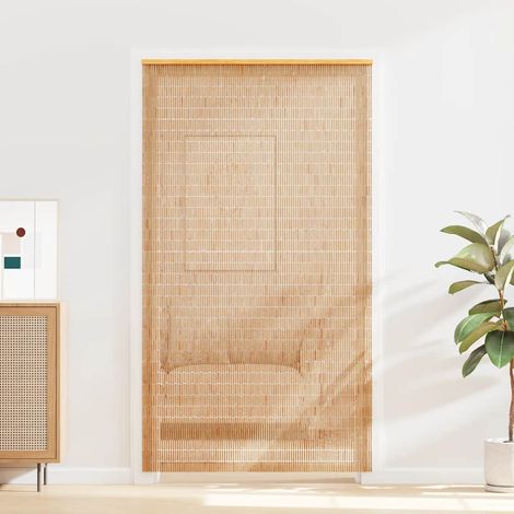 Rideau de porte contre insectes Bambou 120 x 220 cm (1/5)