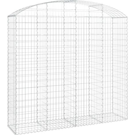 Maison Exclusive - Gabione mit Hochbogen 200x50x180/200 cm Verzin