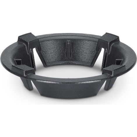Soporte para wok de hierro fundido con forma de cruz y 4 garras, rejilla anular resistente para woks de fondo redondo. (1/5)