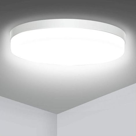 Plafoniera a LED TAISHENGDA, [Rilevamento del corpo a infrarossi] 22 cm - 15 W Bianca, Impermeabile IP54, Plafoniera a LED rotonda, Adatta per Cucina, Bagno, Camera da letto, Balcone, Corridoio, Soggi (1/5)