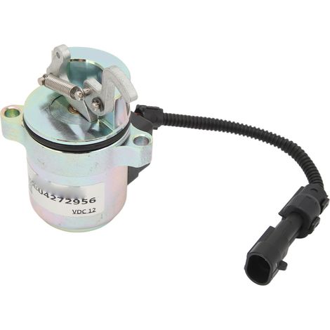 12-V-Kraftstoffabsperrventil, Aluminiumlegierung, Teilenummer 04272956, kompatibel mit BOBCAT 863, 864, 873 und 883 Dieselmotoren (1/5)
