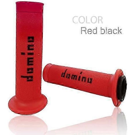 Poignées de frein universelles pour moto Domino KTM Honda Yamaha EXC XCF XCW SXF CRF YZF WRF RMZ KLX (rouge et noir) (1/5)