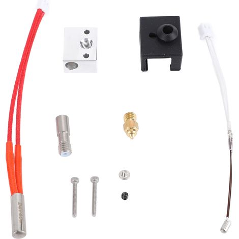 Kit hotend extrudeuse Sermoon V1 Pro – Bloc chauffant aluminium buse laiton gorge inox 24V 40W imprimante 3D, impression
