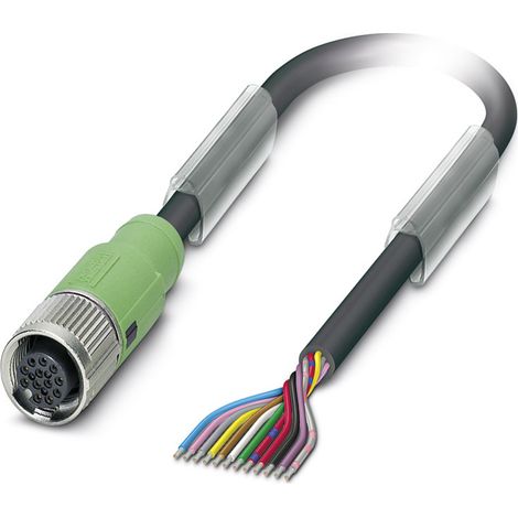 Phoenix Contact 1554869 Sensor-/Aktor-Steckverbinder, konfektioniert M12 Buchse, gerade 3.00 m Polza