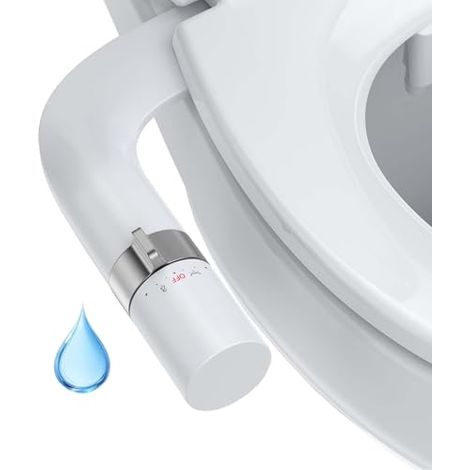 Accessoire Bidet Pour Toilettes, Non éLectrique – Double Buse Autonettoyante RéTractable, Nettoyage Avant Et ArrièRe, Pression D'Eau RéGlable (1/5)