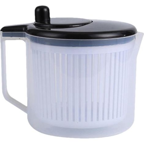 Centrifughe per insalata - Centrifuga per insalata - Centrifuga per frutta e verdura per uso alimentare con manico Ciotola per lavare la frutta, gadget da cucina per insalate e prodotti freschi