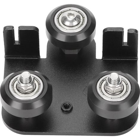 Plaque de support arrière pour extrudeuse 3D en aluminium, support d'extrusion V-Slot noir pour Ender 3 et Ender 3s, pièce de rechange imprimante 3D. (1/5)