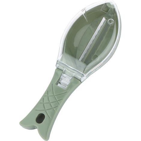 Squamatore per pesce, raschietto per pesce da cucina con coperchio (1/5)