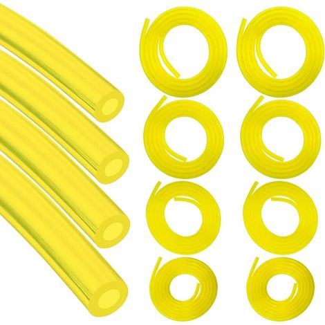 2 Ensembles Total 9.6 m Durite Essence, 4 Tailles Tuyau Carburant (2mm×3.5mm/2.5mm×5mm/3mm×5mm/3mm×6mm) pour Souffleur Coupe-Bordure Tronçonneuse Debroussailleuse (1/5)