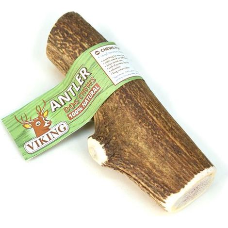 Leopet Viking Dog Snack Natural Corna di Cervo Taglia L - Confezione 130 Gr - Snack