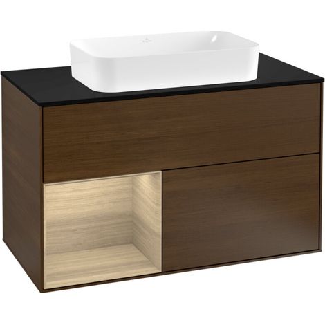 Villeroy & Boch F242PCGN Meuble sous-lavabo Finion F24 (1/2)