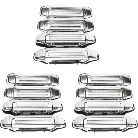 12 verchromte Türgriffe für Mitsubishi Pajero 1992 1993 1994 1995 1996 1997 (1/5)