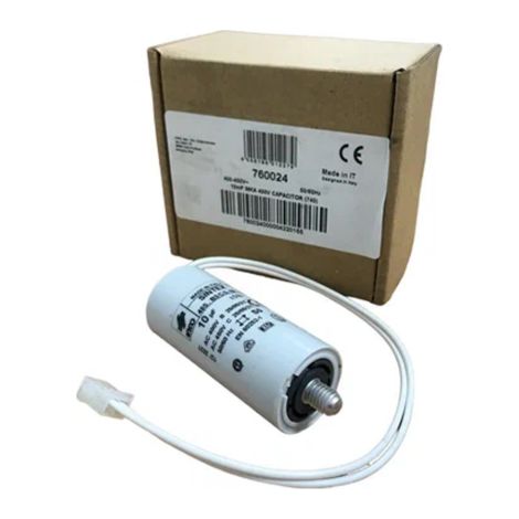 Condensatore 10 UF Con Cavo 150mm Ricambio Originale FAAC GENIUS 760024
