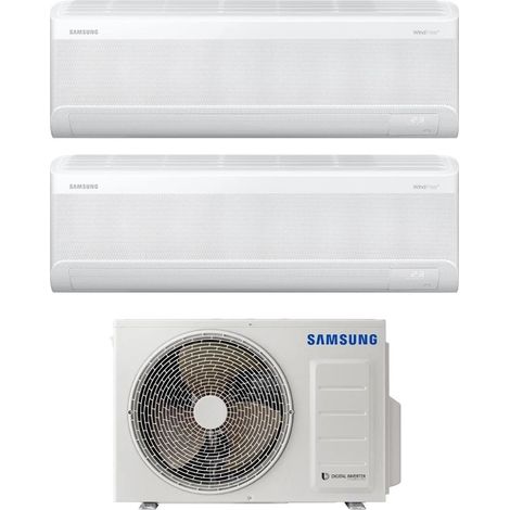 Klimaanlage Dual Split Inverter Samsung Windfree Elite Series 12000+12000 btu mit AJ050TXJ2KG/EU A++ Wi-Fi 12+12 R-32 - NEW