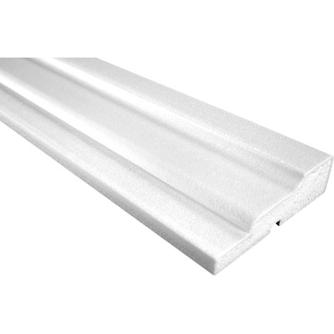 Facciata  Profili con goffratura  EPS  PU  resistente agli urti  45x155mm  MC129: 2 metri / 1 modanatura (1/3)
